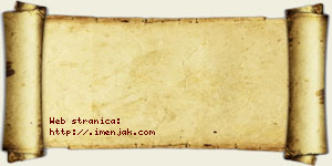 Tijana Rnić vizit kartica